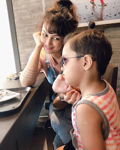 IN PICS | Nisha Rawal Shares Adorable Moments With Son Kavish Amid Legal Tussle With Karan Mehra