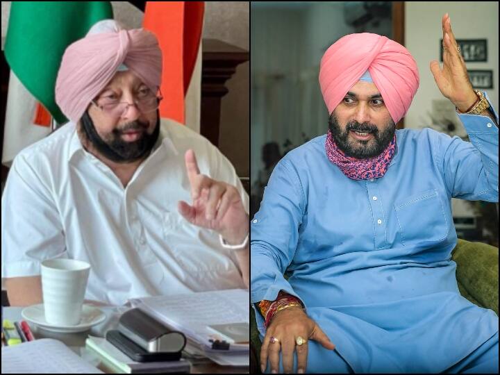 Punjab Politics Navjot Singh Sidhu vs Captain Amarinder Singh invites supporters and MLAs for lunch Punjab Politics: दिल्ली में कांग्रेस आलाकमान से मिले सिद्धू तो कैप्टन अमरिंदर ने दर्जनभर नेताओं को लंच पर बुलाया