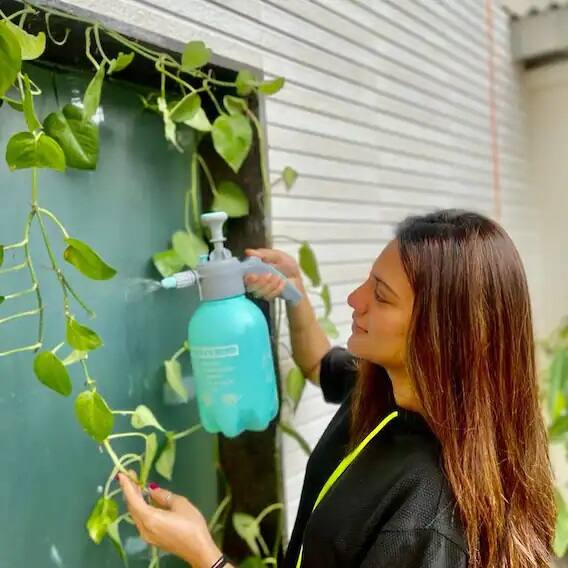 ਤਸਵੀਰਾਂ ਵਿੱਚ ਨੁਸਰਤ ਕਾਫੀ ਖ਼ੁਸ਼ ਦਿਖਾਈ ਦੇ ਰਹੀ ਹੈ।