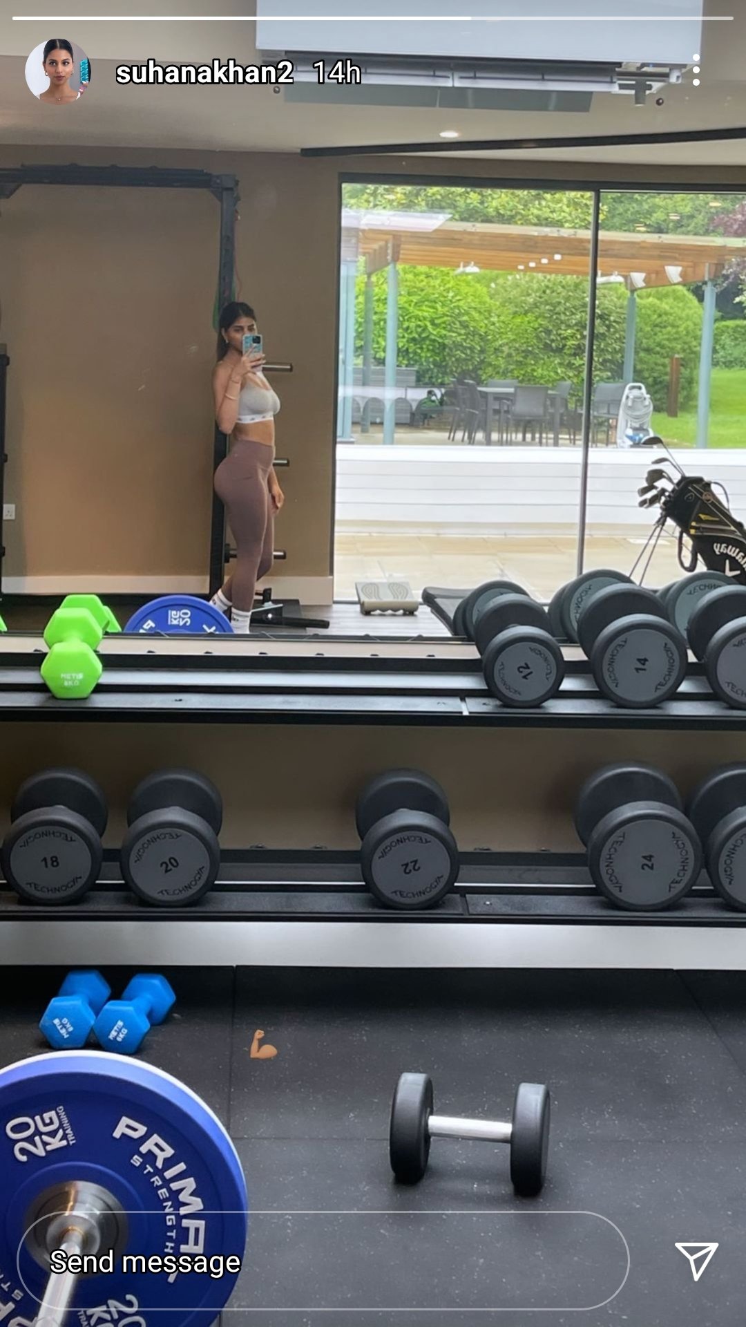 This picture of Suhana Khan flaunting her toned abs post Pilates session went viral!