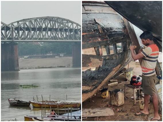 वाराणसी में बाढ़ का अलर्ट जारी, किनारे पर बढ़ी नाविकों की चिंता वाराणसी में बाढ़ का अलर्ट जारी, किनारे पर बढ़ी नाविकों की चिंता