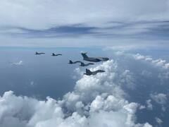 Indian Forces US Navy Integrated Exercise ভারত মহাসাগরে চলছে মার্কিন নৌসেনার সঙ্গে ভারতীয় নৌসেনা, বায়ুসেনার যৌথ মহড়া