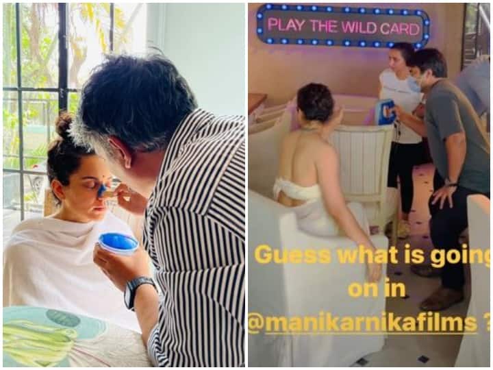 बॉलीवुड एक्ट्रेस कंगना रनौत इन दिनों अपने विवादित बयानों को लेकर चर्चा में बनी हुई. कंगना ने सोशल मीडिया पर देश का नाम इंडिया से बदलकर भारत रखने की मांग की. उनके इस बयान के बाद एख नया विवाद खड़ा हो गया है, लेकिन इसी बीच कंगना ने फैन्स को सरप्राइज देते हुए अपनी आने वाली फिल्म इमरजेंसी इंदिरा की तैयारियों की कुछ दिलचस्प तस्वीरें शेयर की है. फिल्म में कंगना रनौत भारत की पहली महिला प्रधानमंत्री इंदिरा गांधी का किरदार निभाती हुए दिखाई देंगी.