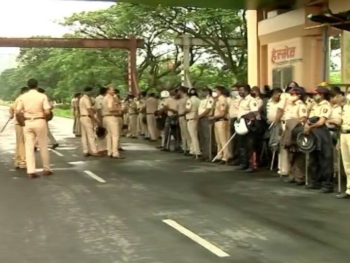 आजचा सिडकोवरील मोर्चा लक्षात घेता नवी मुंबई पोलिसांनी पाच हजार पोलिसांचा कडक बंदोबस्त तैनात ठेवण्यात आला आहे.