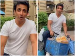 Sonu Sood ने साइकिल पर खोला सुपर मार्केट, अगर आपको भी सामान चाहिए तो होम डिलीवरी के लगेंगे एक्स्ट्रा चार्ज, देखें वीडियो