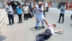 ਪੰਜਾਬ ਦੀ ਜਨਤਾ ਨੂੰ ਡਾਂਗਾਂ ਮਾਰਦੇ ਨਜ਼ਰ ਆਏ ਕੈਪਟਨ, ਵਿਧਾਇਕਾਂ ਦੇ ਮੁੰਡਿਆਂ ਨੂੰ ਨੌਕਰੀਆਂ ਖਿਲਾਫ ਅਨੋਖਾ ਪ੍ਰਦਰਸ਼ਨ