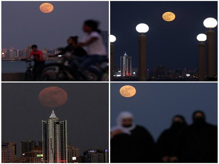 IN PICS | Strawberry Moon Appears Bright In Night Sky; Here Are Some Astonishing Visuals IN PICS | Strawberry Moon Appears Bright In Night Sky; Here Are Some Astonishing Visuals