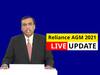 Reliance AGM 2021 LIVE Updates: मुकेश अंबानी म्हणाले, अक्षय ऊर्जेमध्ये 60 हजार कोटी रुपये गुंतवणूक करणार; 2030 पर्यंत 100 GW सौर उर्जा निर्मितचे लक्ष्य