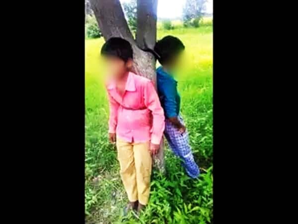 UP Minors Tied To Tree, Beaten For Plucking 'Jamun' UP Minors Tied To Tree, Beaten For Plucking 'Jamun'
