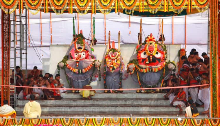 Puri Rath Yatra 2021 Deba Snana Purnima Lord Jagannath siblings begins Puri Rath Yatra: আজ ভক্তশূন্য পুরীতে জগন্নাথদেবের স্নানযাত্রা, লাইভ সম্প্রচার বিশ্বজুড়ে
