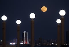 IN PICS | Strawberry Moon Appears Bright In Night Sky; Here Are Some Astonishing Visuals