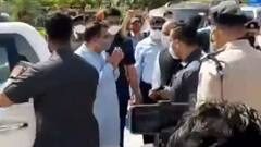 CAUGHT ON CAMERA: Scuffle Between HP Police Officials And CM's Security Personnel