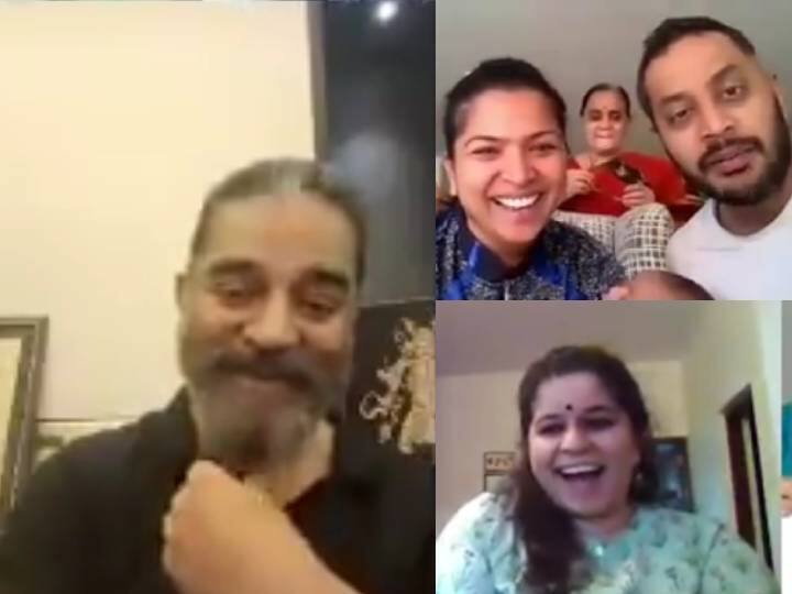 Kamal Haasan fulfills his fan wish who is battling brain cancer see viral video कमल हासन ने की ब्रेन कैंसर से जूझ रहे फैन की इच्छा पूरी, सरप्राइज देते हुुए किया ये काम, वीडियो वायरल
