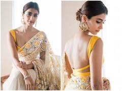 उफ तेरी अदा! Pooja Hegde ने साड़ी में दिखाया अपना दिवा लुक, खूबसूरती देख फैन्स हुए मदहोश