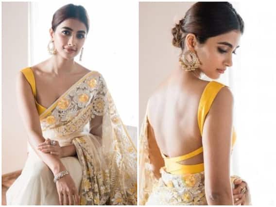 उफ तेरी अदा! Pooja Hegde ने साड़ी में दिखाया अपना दिवा लुक, खूबसूरती देख फैन्स हुए मदहोश उफ तेरी अदा! Pooja Hegde ने साड़ी में दिखाया अपना दिवा लुक, खूबसूरती देख फैन्स हुए मदहोश