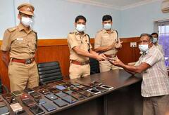 நெல்லை : 5 லட்சம் மதிப்புள்ள செல்போன்கள் கண்டுபிடிக்கப்பட்டு உரியவர்களிடம் ஒப்படைப்பு..!