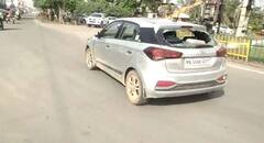 ਕਿਸਾਨਾਂ ਵੱਲੋਂ ਭਾਜਪਾ ਆਗੂ ਦਾ ਵਿਰੋਧ, ਦਫ਼ਤਰ ਦਾ ਘਿਰਾਓ ਕਰ ਭੰਨੇ ਕਾਰ ਦੇ ਸ਼ੀਸ਼ੇ