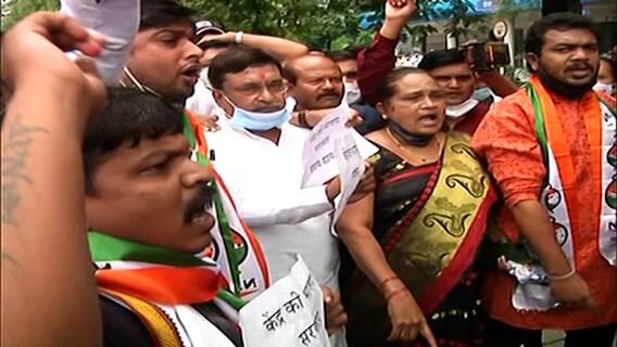 ED Raid On Anil Deshmukh : अनिल देशमुख वरळीतील घरात, तर नागपुरात राष्ट्रवादीचे निदर्शने