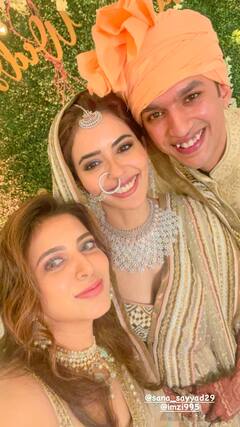 Full Wedding Album: Divya Drishti's Sana Sayyad Looks Regal In Off-White Lehenga At Her Nikaah Ceremony
