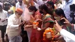 Shahu Maharaj Jayanti 2021 : कोल्हापूरच्या राधानगरी धरणावर शाहू महाराज जयंती साजरी