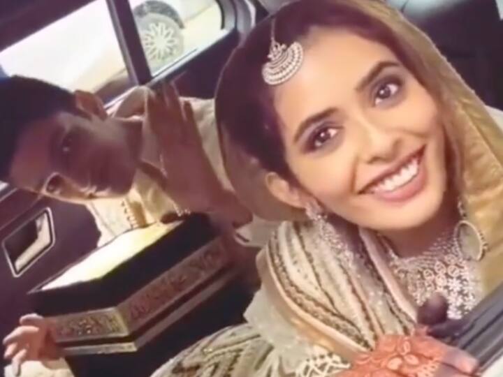 Video: ब्वॉयफ्रेंड से निकाह के बाद सना सैयद का विदाई वीडियो आया सामने, ये अंदाज हो रहा है खूब वायरल
