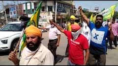 ਕਿਸਾਨਾਂ ਨੇ ਮਨਾਇਆ 'ਕਿਸਾਨ ਬਚਾਓ ਲੋਕਤੰਤਰ ਬਚਾਓ' ਦਿਵਸ, ਫੂਕਿਆ ਮੋਦੀ ਸਰਕਾਰ ਦਾ ਪੁਤਲਾ