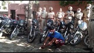 ਚੋਰਾਂ ਦੇ ਗਿਰੋਹ ਦਾ ਪਰਦਾਫਾਸ਼, 10 ਮੋਟਰਸਾਇਕਲ ਸਾਣੇ ਇੱਕ ਕਾਬੂ