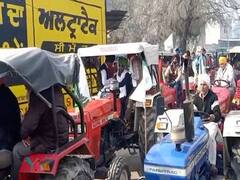 Farmer Protest 2021: गाजीपुर बॉर्डर पर कृषि कानून के खिलाफ किसानों का शक्ति प्रदर्शन