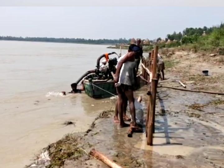 बिजनौर: पहाड़ों में बारिश से बढ़ा गंगा का जलस्तर, कटान से परेशान लोग