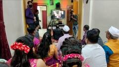 ऑनलाईन मंगलाष्टकं, अक्षता अन् आशीर्वाद ; कॅनडातील जोडप्याचं डोंबिवलीत ऑलनाईन शुभमंगल सावधान!