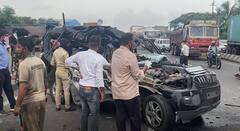 Valsad: ગુંદલાવ હાઈવે પર સુરતથી આવતો ટેમ્પો ડિવાઈડર કૂદીને સ્કોર્પિયો સાથે અથડાયો, બે લોકોનાં મોત