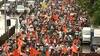 Maratha Reservation : मराठा क्रांती संघर्ष मोर्चाकडून मुंबईत बाईक रॅली