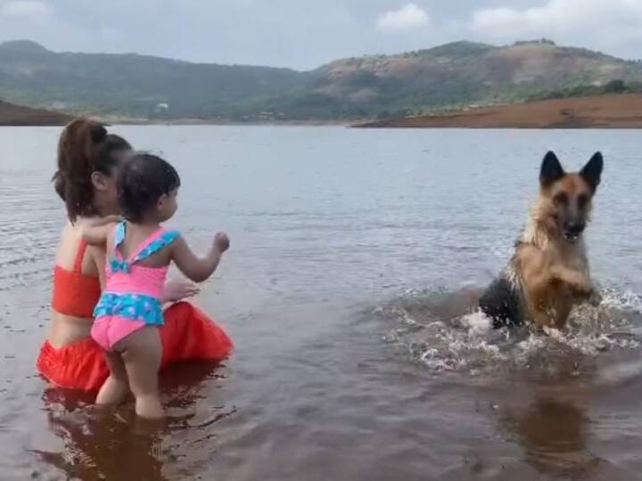 Video: बेटी Ayra Ali के साथ पानी में मस्ती करती नजर आईं Sanjeeda Shaikh, देखें वीडियो