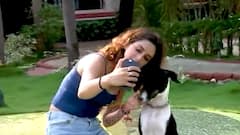 Sargun Kaur Luthra gets playful with her dog | SBS Originals