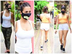 Celebs Spotted: आज जिम छोड़कर योगा करने पहुंचीं Malaika Arora और Janhvi Kapoor, सामने आई हैं ये तस्वीरें