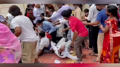 Aurangabad : औरंगाबादच्या वाळूज लसीकरण केंद्रावर चेंगराचेंगरी