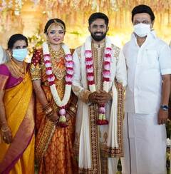 In Pics | Tamil Nadu CM Stalin Graces Director Shankar Daughter's Wedding
