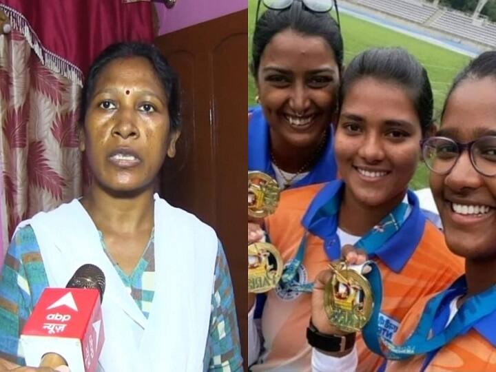 Mother got emotional after winning the gold medal of Komalika Bari, said - bought the first bow in installments ann कोमालिका बारी के गोल्ड मेडल जीतने पर भावुक हुईं मां, कहा- किश्तों में खरीदा था पहला धनुष