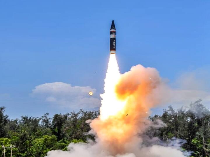 DRDO Successfully Flight Tests New Generation Agni P Ballistic Missile; Rajnath Singh Compliments Efforts DRDO Successfully Flight Tests New Generation Agni P Ballistic Missile, Rajnath Singh Compliments Efforts