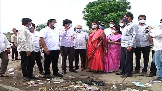 Pune Ramtekdi Garbage plant: पुण्यातील राम टेकडी कचरा प्रकल्पाची खा. सुप्रिया सुळे यांच्याकडून पाहणी