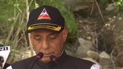 रक्षा मंत्री Rajnath Singh का Ladakh दौरा... गलवन घाटी में शहीद जवानों को किया याद