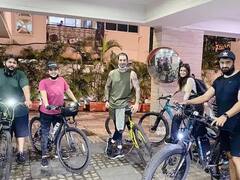 બૉલીવુડની આ હૉટ એક્ટ્રેસે ફિટ રહેવા માટે ચલાવી 23 કિલોમીટર સુધી સાયકલ, સાથે પતિ અને મિત્રો પણ દેખાયા, જુઓ તસવીરો......