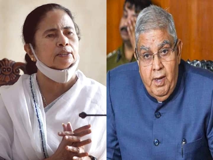 Mamata Banerjee and Governor Jagdeep Dhankhar verbal talks CM says want all help from Central don't divide people in caste creed and religion ANN ममता बनर्जी और राज्यपाल धनखड़ ने एक दूसरे पर चलाए बयानों के बाण, एक ही मंच पर थे मौजूद