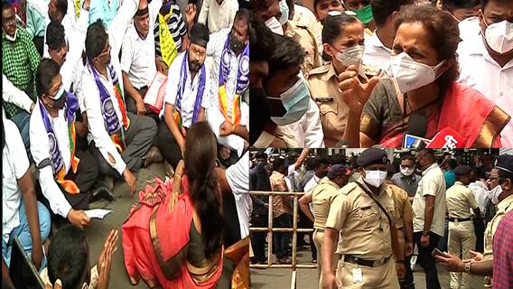 Pune : Ambil Odha येथील नागरिकांचा महापालिकेसमोर ठिय्या, सुप्रिया सुळे आंदोलकांच्या भेटीला