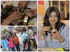 Priyanka Chopra Photos: न्यूयॉर्क के अपने रेस्टोरेंट में गोलगप्पे खाने पहुंचीं प्रियंका चोपड़ा, मां के बर्थडे को इस तरह बना दिया खास, देखें तस्वीरें