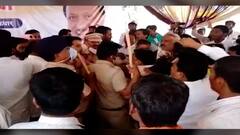 Nanded : कार्यक्रम उद्घाटनावरून खासदार चिखलीकर आणिआमदार शिंदेंच्या कार्यकर्त्यांमध्ये तुफान राडा