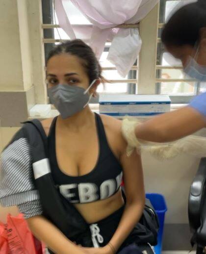 Bollywood diva and a fitness freak, Malaika Arora is fully vaccinated now, the model-actress on Tuesday received the second dose of the coronavirus vaccine. [pic credit: Instagram/ Malaika Arora]