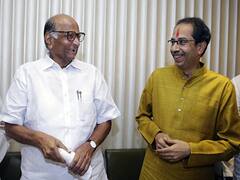 शिवसेना के BJP के साथ जाने की अफवाहों के बीच CM उद्धव ठाकरे से मिले शरद पवार, देखें तस्वीरें