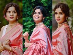 PHOTO : नाकात नथ, डोळ्यावर बट... अभिनेत्री अमृता देशमुखचं पैठणीत खुललं सौंदर्य