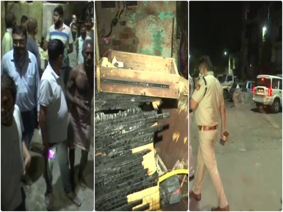 दिल्ली के शाहदरा इलाके में सिलिंडर ब्लास्ट के बाद लगी आग, चार की मौत, एक घायल दिल्ली के शाहदरा इलाके में सिलिंडर ब्लास्ट के बाद लगी आग, चार की मौत, एक घायल